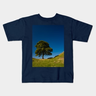 The Sycamore Gap Tree, Hadrian's Wall Kids T-Shirt